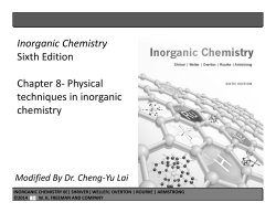 Inorganic Chemistry Sixth Edition Chapter 8