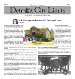 May 2015 - Detroit City Limits