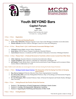 Youth BEYOND Bars Capitol Forum