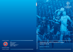 2015/16 UEFA Champions League Regelwerk
