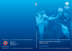 2015/16 UEFA Europa League Regelwerk