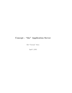 Concept Book alpha - Devronium Applications