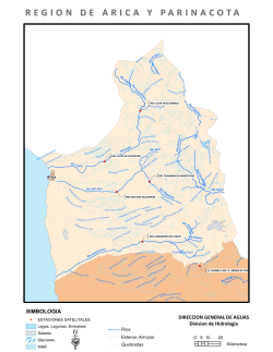 Mapa RegiÃ³n de Arica y Parinacota