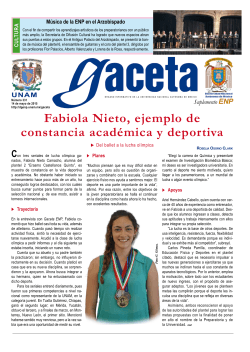 Fabiola Nieto, ejemplo de constancia acadÃ©mica y deportiva