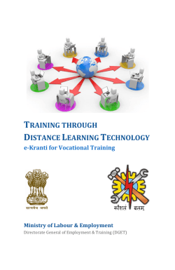 training through distance learning technology
