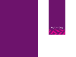 Activities - DirecciÃ³n General de Publicaciones :: Conaculta