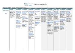 Draft Program