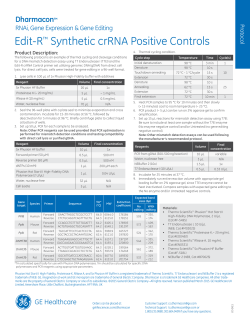 crRNA Positive Controls Protocol