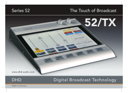 Series 52 The Touch of Broadcast - dhd