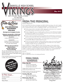 2015 05 01 newsletter.indd - Danville High School