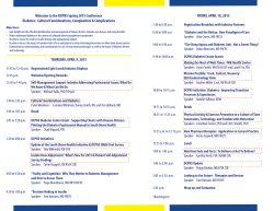 Conference Program (April 9 & 10, 2015)