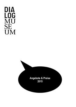 pdf Angebote und Preise DialogMuseum 2015
