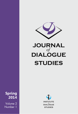 - Journal of Dialogue Studies