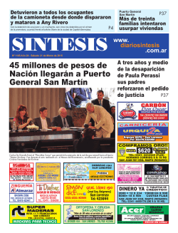 SaN lorENZo - SINTESIS.com.ar