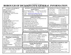 contact us - Dickson City Borough