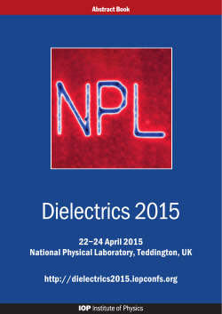 Abstract book - dielectrics2015.ioâ¦