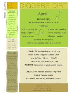 April 2015 - Diggers Garden Club