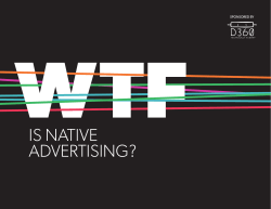 WTF is Native Advertising