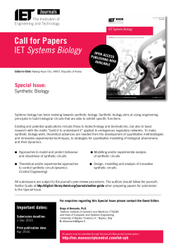 to a PDF of the call for papers