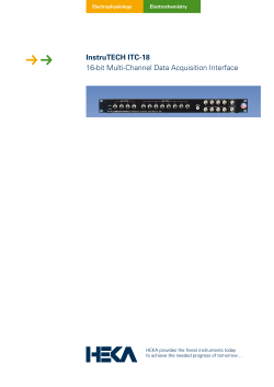 InstruTECH ITC-18 16-bit Multi-Channel Data Acquisition Interface