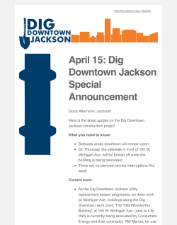 April 15: Dig Downtown Jackson Special