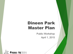 a PDF of the Public Workshop Presentation