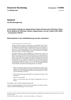 18/4946  - Datenbanken des deutschen Bundestags
