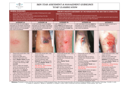 Skin Tear assessment and management guidelines