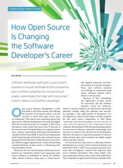 How Open Source Is Changing the Software