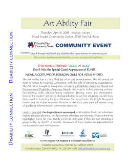 Art Ability Fair - Disability Connection