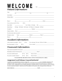 Patient Forms - Disc Doctor Clinic