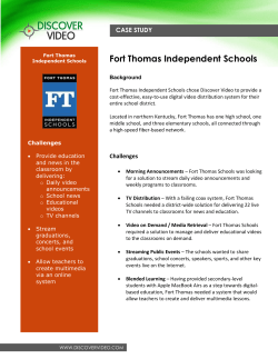 Fort Thomas Independent Schools Case Study
