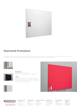 Vanerum Writing Board Diamond Product Sheet