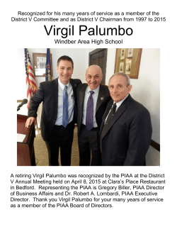 Virgil Palumbo - piaa district 5
