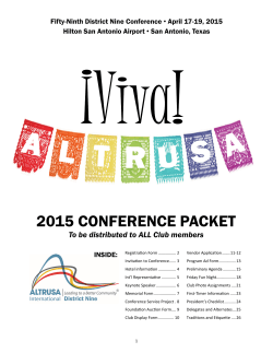 complete conference packet