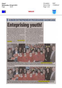 Junior entrepeneur programme showcase enterprising youth
