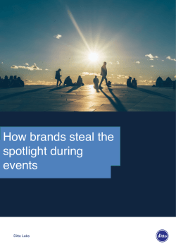 How brands steal the spotlight during events