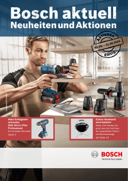 Neuheiten und Aktionen - Werner Ditzinger GmbH