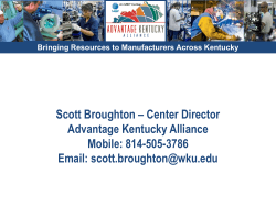 Scott Broughton - Resources for Transitioning Economies