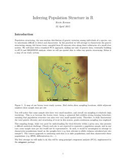 Inferring Population Structure in R - Diversity in Life