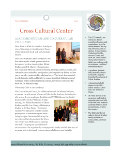 Cross Cultural Center - Office of the Vice Chancellor for Equity