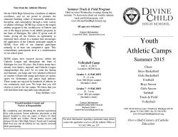 Summer Youth Athletic Camps
