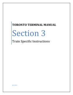 TTM May 2015 - Division 747 Toronto