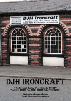 A5 Brochure - DJH Ironcraft