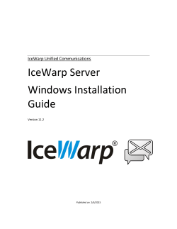 IceWarp Server Windows Installation Guide