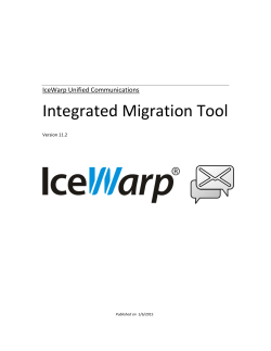Integrated Migration Tool