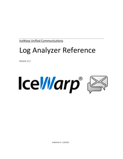 Log Analyzer Reference