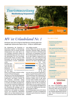Tourismuszeitung Mecklenburg