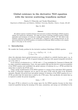 Global existence in the derivative NLS equation