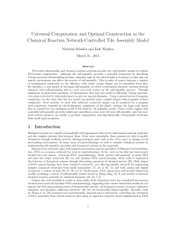 Universal Computation and Optimal Construction in the Chemical